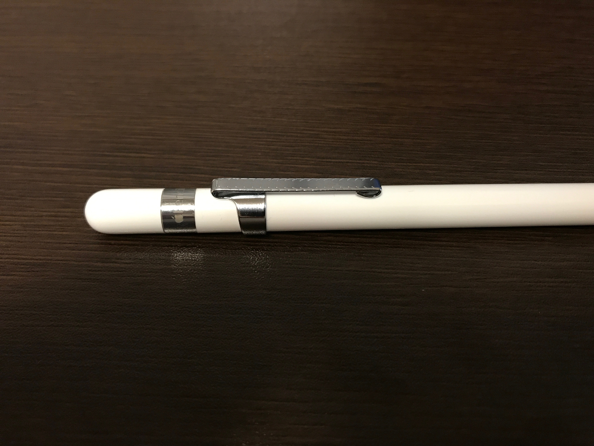 Apple Pencilにジャストフィットのクリップを見つけました